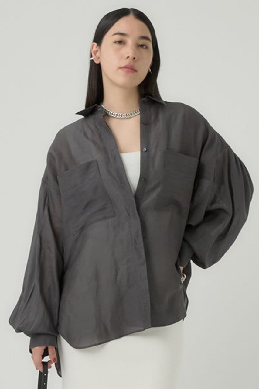 【カオス/Chaos】のランフォートブラウス 人気、トレンドファッション・服の通販 founy(ファニー) 　ファッション　Fashion　レディースファッション　Fashion for Women　トップス・カットソー　Cut & Sew Tops　シャツ・ブラウス・オフィスカジュアル　Elegant Blouses & Button-Ups　スリーブ　Sleeve, Long Sleeve / Short Sleeve　フォルム　Silhouette, Form　ロング　Long, Long-Length　 other-1|ID: prp329100004019393 ipo3291000000032905559