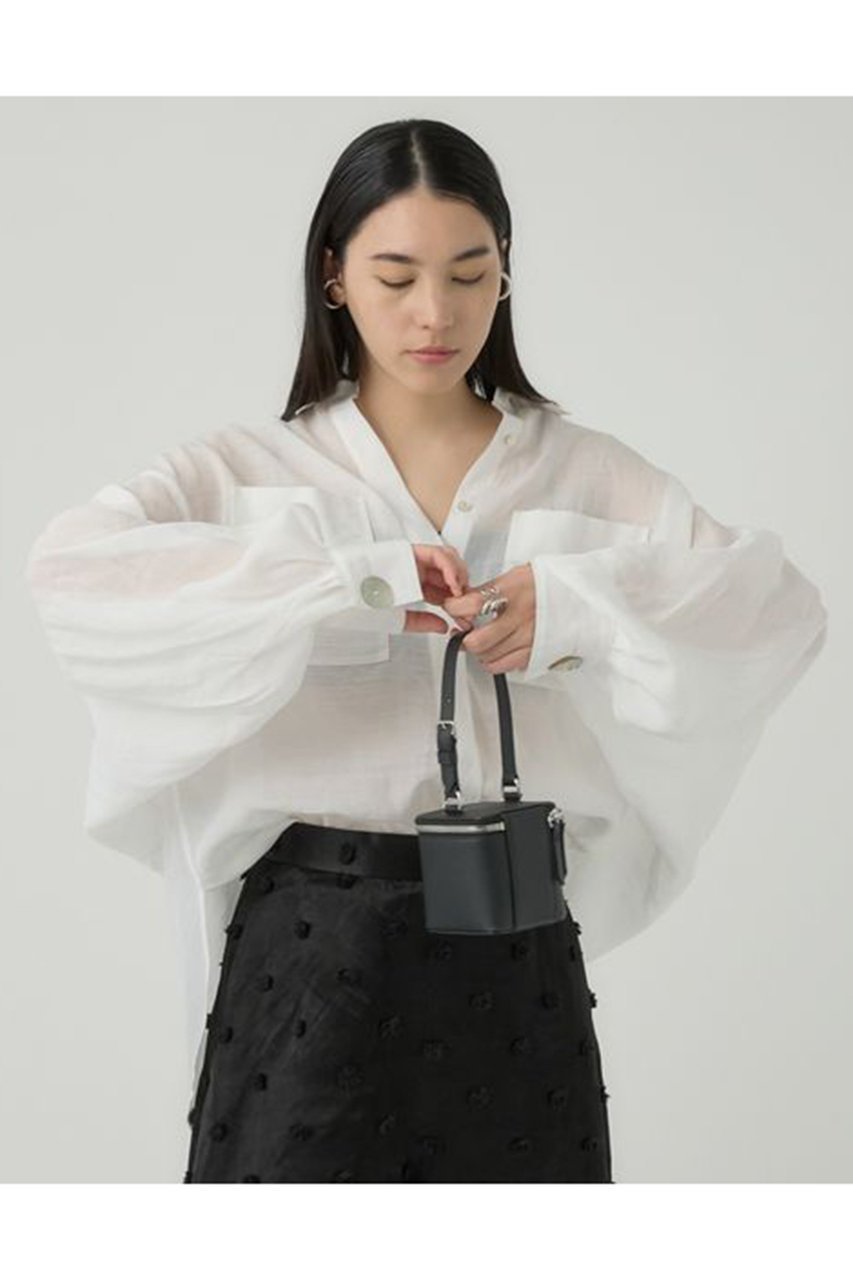 【カオス/Chaos】のランフォートブラウス インテリア・キッズ・メンズ・レディースファッション・服の通販 founy(ファニー) 　ファッション　Fashion　レディースファッション　Fashion for Women　トップス・カットソー　Cut & Sew Tops　シャツ・ブラウス・オフィスカジュアル　Elegant Blouses & Button-Ups　スリーブ　Sleeve, Long Sleeve / Short Sleeve　フォルム　Silhouette, Form　ロング　Long, Long-Length　アイボリー|ID: prp329100004019393 ipo3291000000032905565