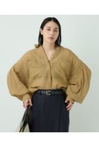 【カオス/Chaos】のランフォートブラウス 人気、トレンドファッション・服の通販 founy(ファニー) ファッション Fashion レディースファッション Fashion for Women トップス・カットソー Cut & Sew Tops シャツ・ブラウス・オフィスカジュアル Elegant Blouses & Button-Ups スリーブ Sleeve, Long Sleeve / Short Sleeve フォルム Silhouette, Form ロング Long, Long-Length thumbnail キャメル|ID: prp329100004019393 ipo3291000000032905569