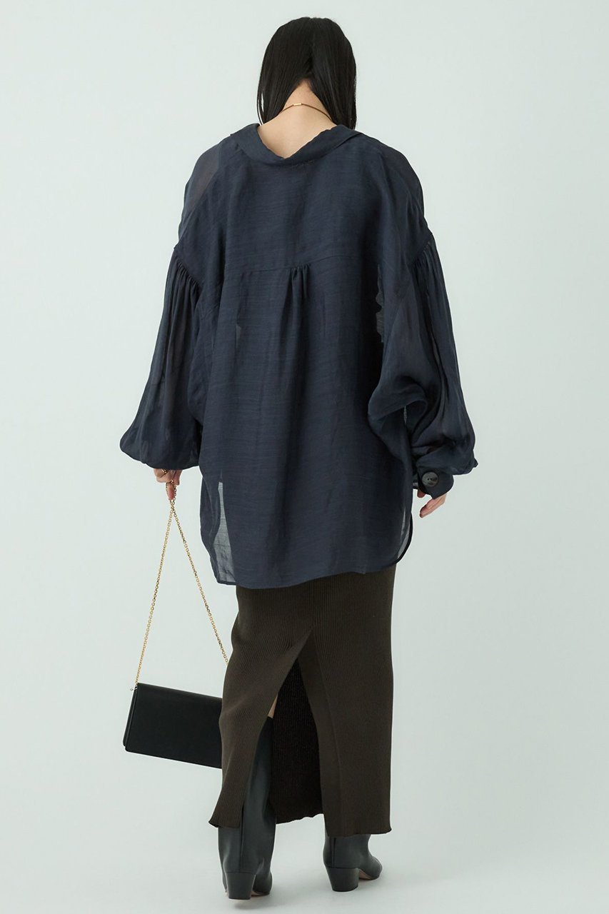 【カオス/Chaos】のランフォートブラウス 人気、トレンドファッション・服の通販 founy(ファニー) 　ファッション　Fashion　レディースファッション　Fashion for Women　トップス・カットソー　Cut & Sew Tops　シャツ・ブラウス・オフィスカジュアル　Elegant Blouses & Button-Ups　スリーブ　Sleeve, Long Sleeve / Short Sleeve　フォルム　Silhouette, Form　ロング　Long, Long-Length　other-5|ID: prp329100004019393 ipo3291000000032905584