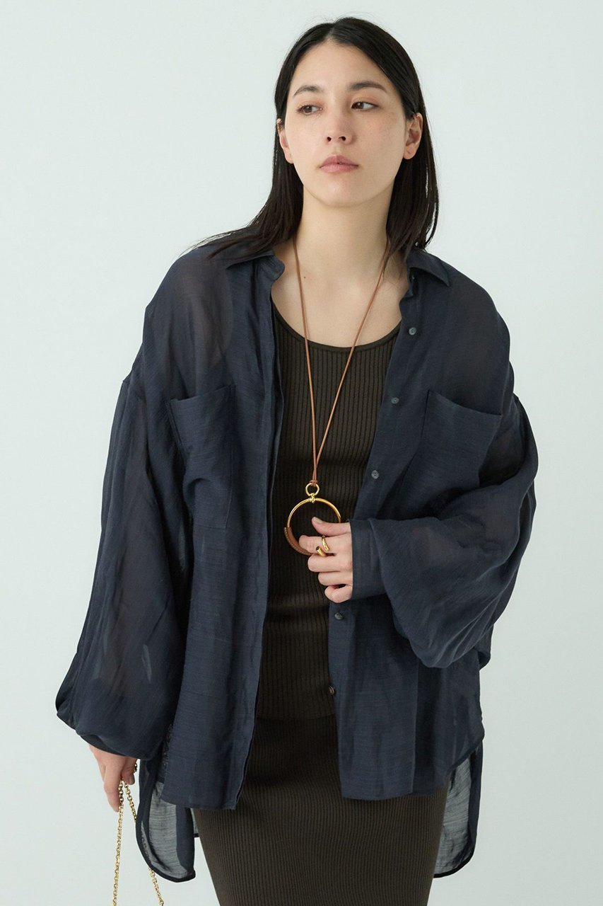 【カオス/Chaos】のランフォートブラウス 人気、トレンドファッション・服の通販 founy(ファニー) 　ファッション　Fashion　レディースファッション　Fashion for Women　トップス・カットソー　Cut & Sew Tops　シャツ・ブラウス・オフィスカジュアル　Elegant Blouses & Button-Ups　スリーブ　Sleeve, Long Sleeve / Short Sleeve　フォルム　Silhouette, Form　ロング　Long, Long-Length　other-6|ID: prp329100004019393 ipo3291000000032905586