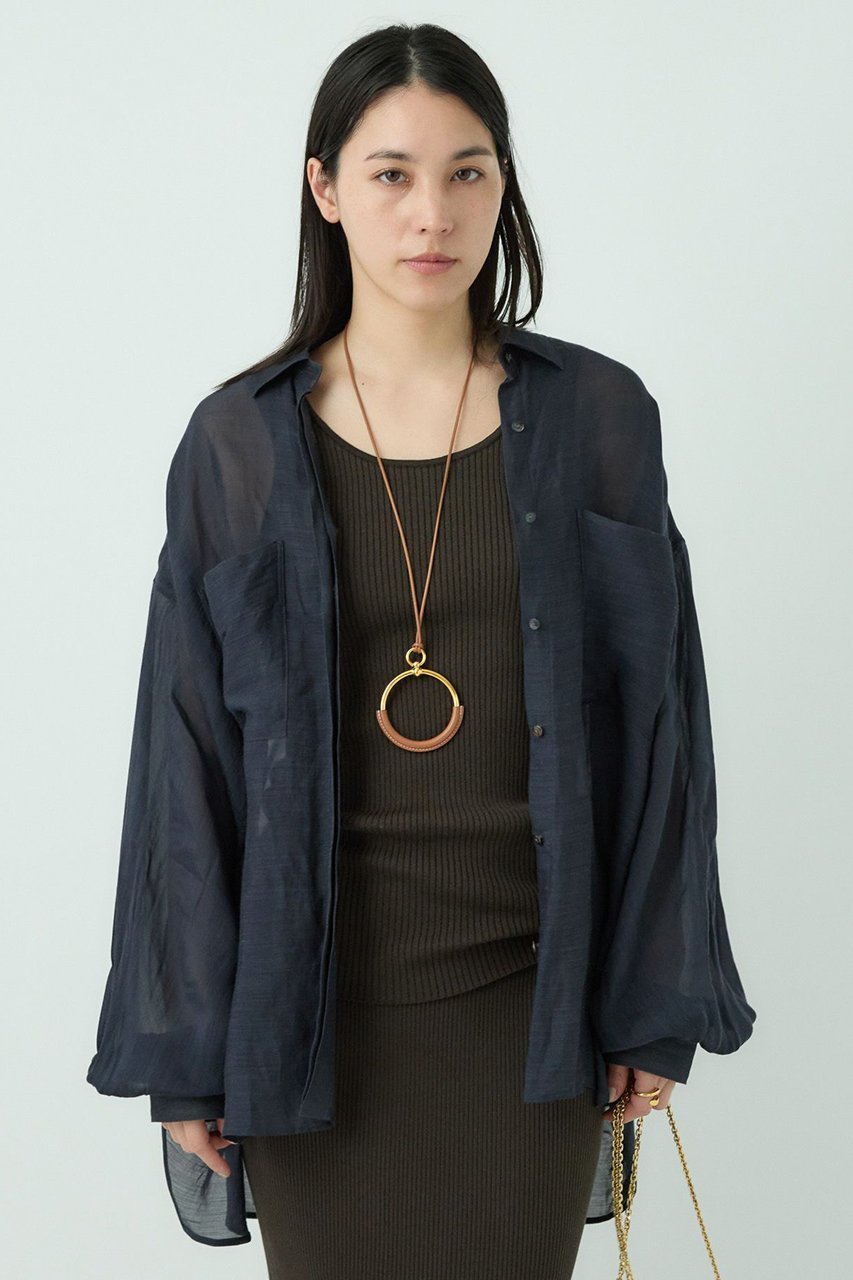 【カオス/Chaos】のランフォートブラウス 人気、トレンドファッション・服の通販 founy(ファニー) 　ファッション　Fashion　レディースファッション　Fashion for Women　トップス・カットソー　Cut & Sew Tops　シャツ・ブラウス・オフィスカジュアル　Elegant Blouses & Button-Ups　スリーブ　Sleeve, Long Sleeve / Short Sleeve　フォルム　Silhouette, Form　ロング　Long, Long-Length　other-7|ID: prp329100004019393 ipo3291000000032905588