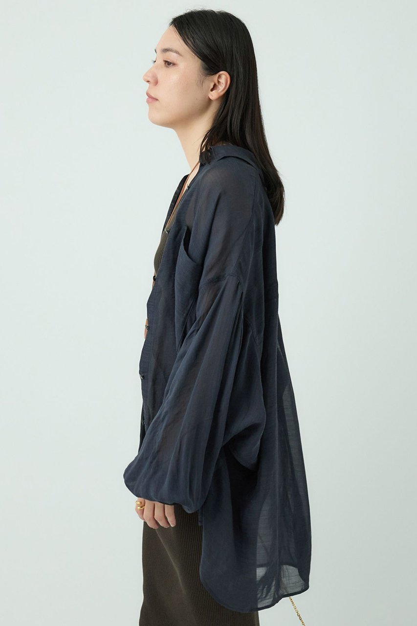 【カオス/Chaos】のランフォートブラウス 人気、トレンドファッション・服の通販 founy(ファニー) 　ファッション　Fashion　レディースファッション　Fashion for Women　トップス・カットソー　Cut & Sew Tops　シャツ・ブラウス・オフィスカジュアル　Elegant Blouses & Button-Ups　スリーブ　Sleeve, Long Sleeve / Short Sleeve　フォルム　Silhouette, Form　ロング　Long, Long-Length　other-8|ID: prp329100004019393 ipo3291000000032905591