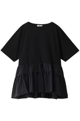 【プルミエ アロンディスモン/1er Arrondissement】のコットンポンチ×タフタトップス 人気、トレンドファッション・服の通販 founy(ファニー) ファッション Fashion レディースファッション Fashion for Women トップス・カットソー Cut & Sew Tops シャツ・ブラウス・オフィスカジュアル Elegant Blouses & Button-Ups ロングTシャツ・Tシャツ Longline T-Shirts & Tees カットソー・ベーシックTシャツ Cut-and-Sewn Tops / Stretch Tees & Basics カットソー Cut and Sewn Top ショート Short, Short Length スリーブ Sleeve, Long Sleeve / Short Sleeve タフタ Taffeta, Structured Fabric ドッキング Docking, Mixed Material バランス Balance, Style Balance フレア Flare, Flared |ID:prp329100004019394