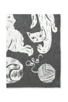 【ラプアン カンクリ/LAPUAN KANKURIT / GOODS】のKISSANPAIVAT ウールブランケット ダークグレー×ホワイト|ID: prp329100004019436 ipo3291000000034628150