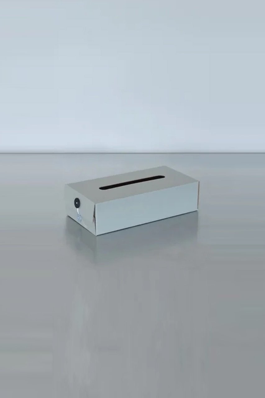 【クラフトワン/craft_one / GOODS】のButton Tissue Box / concrete craft インテリア・キッズ・メンズ・レディースファッション・服の通販 founy(ファニー) 　おすすめ　Recommended / Our Picks　イラスト　Illustration　ギフト プレゼント　Gift / Present　シンプル　Simple, Minimal　ボックス　Boxy, Box Shape　グレー|ID: prp329100004019459 ipo3291000000036095498