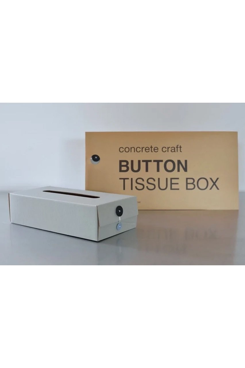 【クラフトワン/craft_one / GOODS】のButton Tissue Box / concrete craft 人気、トレンドファッション・服の通販 founy(ファニー) 　おすすめ　Recommended / Our Picks　イラスト　Illustration　ギフト プレゼント　Gift / Present　シンプル　Simple, Minimal　ボックス　Boxy, Box Shape　other-6|ID: prp329100004019459 ipo3291000000036095504