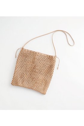 【イロセ/i ro se / GOODS】のNET SHOULDER BAG - L 人気、トレンドファッション・服の通販 founy(ファニー) クッション Cushion グラス Glass 巾着 Purse 軽量 Lightweight フラット Flat ペーパー Paper ポケット Pocket |ID:prp329100004019568