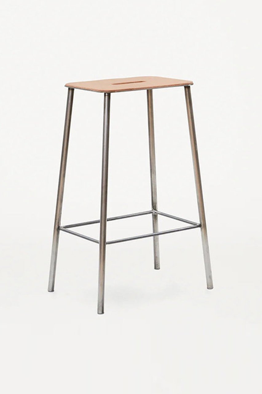 【フラマ/FRAMA / GOODS】のアダム スツール ロースチール/ナチュラルレザー H65【メーカー取り寄せ】 人気、トレンドファッション・服の通販 founy(ファニー) シンプル Simple, Minimal スタンド Stand Collar, Upright Stand フラット Flat, Flat Shoes other-1|ID: prp329100004019657 ipo3291000000036176567