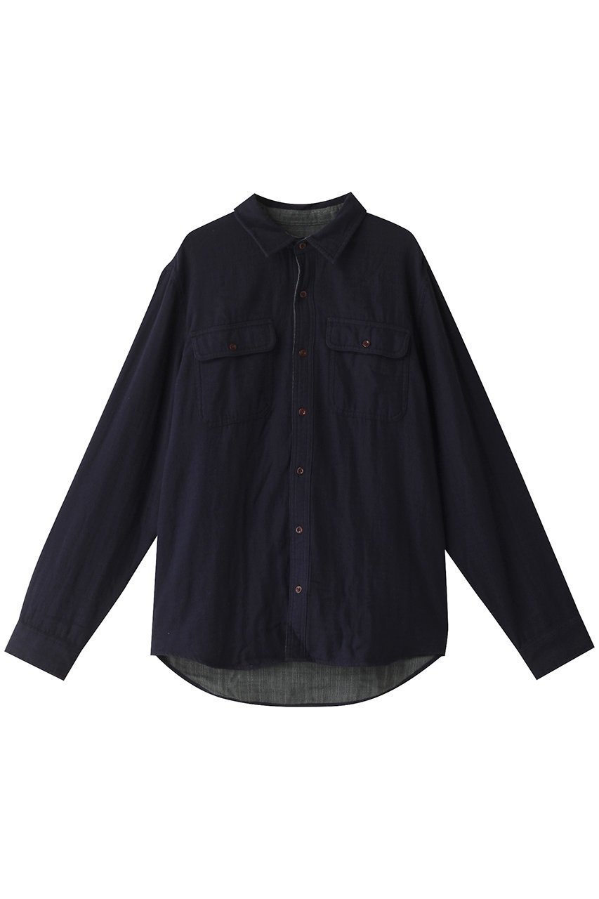 【アウターノウン/OUTERKNOWN / MEN】の【MEN】THE SLOWDOWN シャツ インテリア・キッズ・メンズ・レディースファッション・服の通販 founy(ファニー) 　ファッション　Fashion　メンズファッション　Fashion for Men　アウトドア　Outdoor Clothing　カリフォルニア　California, Cali Style　シンプル　Simple, Minimal　スリーブ　Sleeve, Long Sleeve / Short Sleeve　ロング　Long, Long-Length　羽織　Haori, Light Jacket　インディゴ|ID: prp329100004020577 ipo3291000000035719994