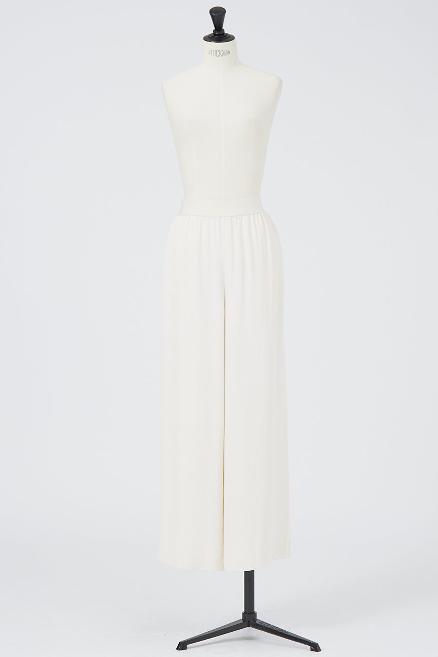 【デザイン ワークス/DESIGN WORKS】のウエストゴムワイドパンツ インテリア・キッズ・メンズ・レディースファッション・服の通販 founy(ファニー) 　ファッション　Fashion　レディースファッション　Fashion for Women　パンツ　Pants & Trousers　おすすめ　Recommended / Our Picks　ストレート　Straight, Straight Cut　セットアップ　Set-Up, Coordinated Outfit　パイピング　Piping, Trim Design　リラックス　Relax, Relaxed Fit　ワイド　Wide, Wide Fit　アイボリー|ID: prp329100004020584 ipo3291000000035373413