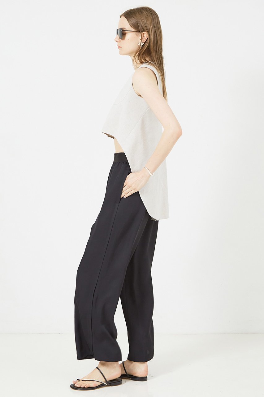 【デザイン ワークス/DESIGN WORKS】のウエストゴムワイドパンツ 人気、トレンドファッション・服の通販 founy(ファニー) 　ファッション　Fashion　レディースファッション　Fashion for Women　パンツ　Pants & Trousers　おすすめ　Recommended / Our Picks　ストレート　Straight, Straight Cut　セットアップ　Set-Up, Coordinated Outfit　パイピング　Piping, Trim Design　リラックス　Relax, Relaxed Fit　ワイド　Wide, Wide Fit　other-7|ID: prp329100004020584 ipo3291000000035373421