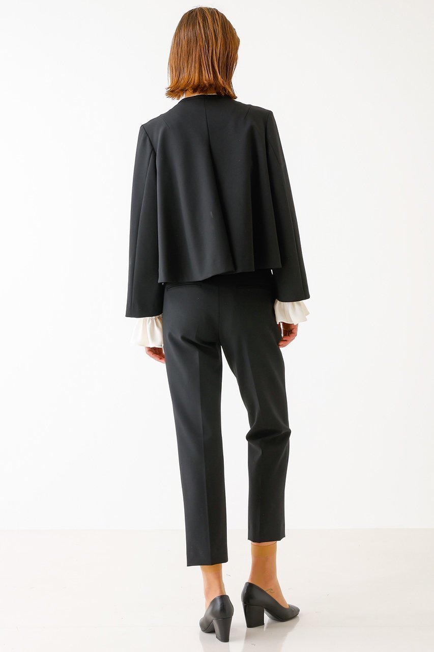 【デザイン ワークス/DESIGN WORKS】のテーパードパンツ 人気、トレンドファッション・服の通販 founy(ファニー) 　ファッション　Fashion　レディースファッション　Fashion for Women　パンツ　Pants & Trousers　ジャケット　Jacket, Outerwear　ストレッチ　Stretch, Stretchy Fabric　ストレート　Straight, Straight Cut　セットアップ　Set-Up, Coordinated Outfit　センター　Center, Center Line　other-7|ID: prp329100004020598 ipo3291000000032937667