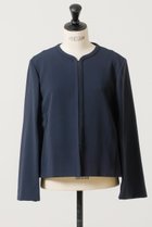 【デザイン ワークス/DESIGN WORKS】のバックフレアノーカラージャケット ネイビー|ID: prp329100004020599 ipo3291000000032948899