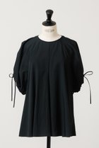 【デザイン ワークス/DESIGN WORKS】のリボンスリーブブラウス 人気、トレンドファッション・服の通販 founy(ファニー) ファッション Fashion レディースファッション Fashion for Women トップス・カットソー Cut & Sew Tops シャツ・ブラウス・オフィスカジュアル Elegant Blouses & Button-Ups エアリー Airy Texture エレガント 上品 Elegant ギャザー Gathered, Ruffled シアー Sheer, See-Through ショート Short, Short Length スリーブ Sleeve, Long Sleeve / Short Sleeve バルーン Balloon, Balloon Silhouette リボン Ribbon, Bow thumbnail ブラック|ID: prp329100004020600 ipo3291000000034956033