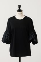 【デザイン ワークス/DESIGN WORKS】のバルーンスリーブTシャツ ブラック|ID: prp329100004020601 ipo3291000000032916767