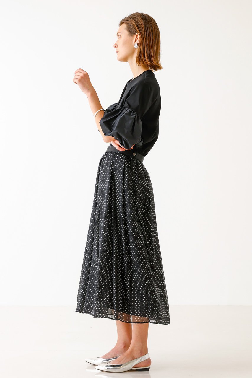 【デザイン ワークス/DESIGN WORKS】のバルーンスリーブTシャツ 人気、トレンドファッション・服の通販 founy(ファニー) 　ファッション　Fashion　レディースファッション　Fashion for Women　トップス・カットソー　Cut & Sew Tops　シャツ・ブラウス・オフィスカジュアル　Elegant Blouses & Button-Ups　ロングTシャツ・Tシャツ　Longline T-Shirts & Tees　カットソー・ベーシックTシャツ　Cut-and-Sewn Tops / Stretch Tees & Basics　おすすめ　Recommended / Our Picks　カットソー　Cut and Sewn Top　コンパクト　Compact, Small Size　ショート　Short, Short Length　スリーブ　Sleeve, Long Sleeve / Short Sleeve　タフタ　Taffeta, Structured Fabric　バルーン　Balloon, Balloon Silhouette　ボトム　Bottoms, Lower Wear　other-3|ID: prp329100004020601 ipo3291000000032916787