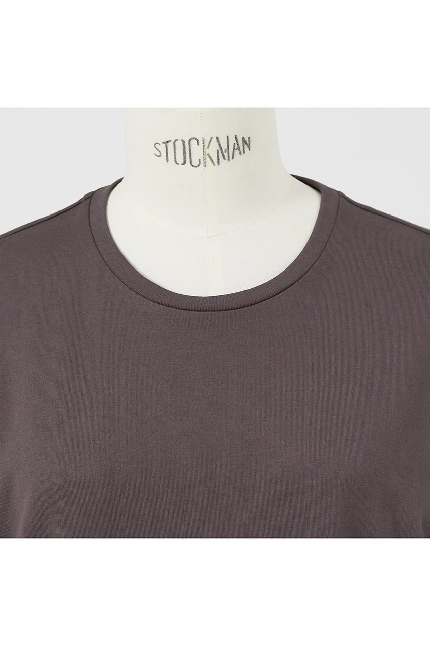 【デザイン ワークス/DESIGN WORKS】のサイドスリット半袖ワンピース 人気、トレンドファッション・服の通販 founy(ファニー) 　ファッション　Fashion　レディースファッション　Fashion for Women　ワンピース　Dresses　チュニック　Tunic Tops & Dresses　イレギュラーヘム　Irregular Hem　シンプル　Simple, Minimal　スリット　Slit, Slit Detail　チュニック　Tunic, Long Top　半袖　Short Sleeve, Half Sleeve　other-4|ID: prp329100004020604 ipo3291000000035690262