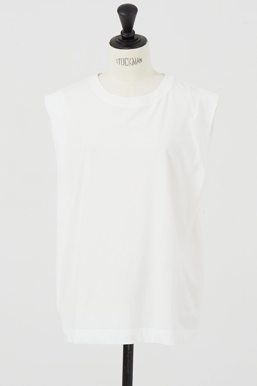 【デザイン ワークス/DESIGN WORKS】のハイゲージノースリーブ 人気、トレンドファッション・服の通販 founy(ファニー) 　ファッション　Fashion　レディースファッション　Fashion for Women　トップス・カットソー　Cut & Sew Tops　キャミソール&ノースリーブ　Camisoles & Sleeveless Tops　シャツ・ブラウス・オフィスカジュアル　Elegant Blouses & Button-Ups　ロングTシャツ・Tシャツ　Longline T-Shirts & Tees　カットソー・ベーシックTシャツ　Cut-and-Sewn Tops / Stretch Tees & Basics　カットソー　Cut and Sewn Top　キャミソール　Camisole, Spaghetti Strap Top　タンク　Tank Top, Sleeveless Top　ドレープ　Drape, Draping Fabric　ベーシック　Basic, Essential　吸水　Absorbent, Quick-Dry　夏　Summer　 other-1|ID: prp329100004020605 ipo3291000000032923785