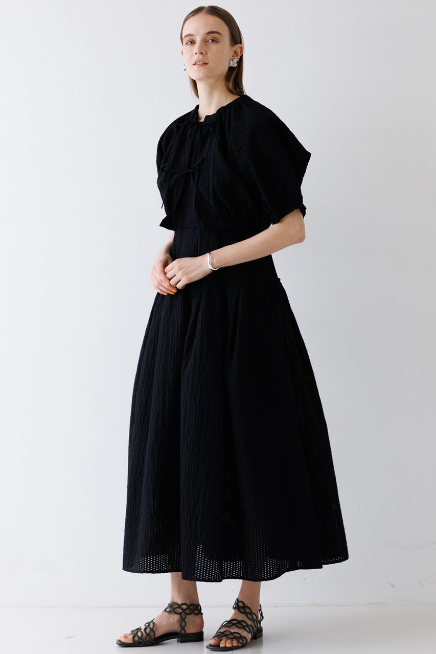 【デザイン ワークス/DESIGN WORKS】の【BEAUVET】コットンメッシュワンピース 人気、トレンドファッション・服の通販 founy(ファニー) 　ファッション　Fashion　レディースファッション　Fashion for Women　ワンピース　Dresses　チュニック　Tunic Tops & Dresses　おすすめ　Recommended / Our Picks　チュニック　Tunic, Long Top　ドレス　Dress, One-Piece　ビスチェ　Bustier, Corset Top　ボレロ　Bolero, Short Cardigan　ロング　Long, Long-Length　エレガント 上品　Elegant　other-7|ID: prp329100004020607 ipo3291000000032884777