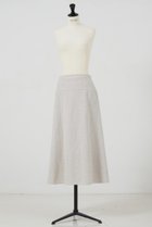 【デザイン ワークス/DESIGN WORKS】のリネンハイウエストスカート アイボリー|ID: prp329100004020612 ipo3291000000034958390