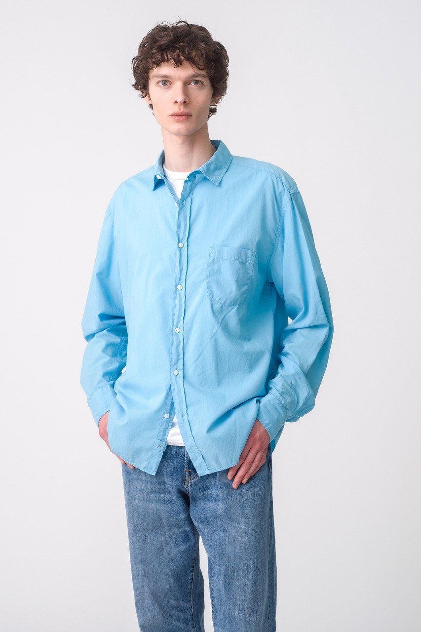 【フランク&アイリーン/Frank&Eileen / MEN】の【MEN】LUKE イタリアンライトポプリン カラーシャツ 人気、トレンドファッション・服の通販 founy(ファニー) 　ファッション　Fashion　メンズファッション　Fashion for Men　イタリア　Italy　オケージョン　Occasion Wear　スリーブ　Sleeve, Long Sleeve / Short Sleeve　バランス　Balance, Style Balance　ポケット　Pocket, Pocket Detail　リラックス　Relax, Relaxed Fit　ロング　Long, Long-Length　エレガント 上品　Elegant　ビジネス 仕事 通勤　Business / Work / Commuting　other-6|ID: prp329100004021500 ipo3291000000035488871