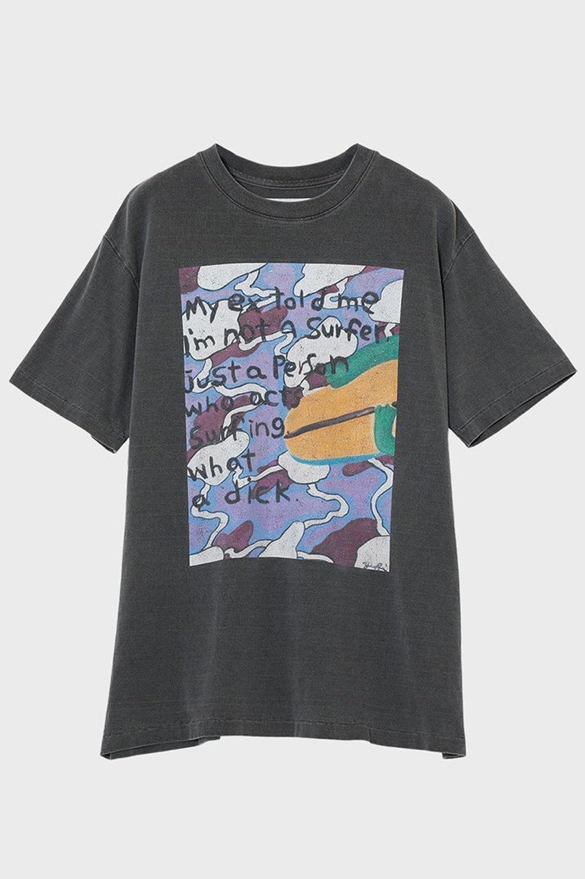 【スタニングルアー/STUNNING LURE】の【KURO iro】What My Ex Said/Tシャツ インテリア・キッズ・メンズ・レディースファッション・服の通販 founy(ファニー) 　ファッション　Fashion　レディースファッション　Fashion for Women　トップス・カットソー　Cut & Sew Tops　シャツ・ブラウス・オフィスカジュアル　Elegant Blouses & Button-Ups　ロングTシャツ・Tシャツ　Longline T-Shirts & Tees　カットソー・ベーシックTシャツ　Cut-and-Sewn Tops / Stretch Tees & Basics　キャップ&ハット　Hats & Caps　ショート　Short, Short Length　スリーブ　Sleeve, Long Sleeve / Short Sleeve　プリント　Print, Printed Pattern　チャコールグレー|ID: prp329100004021555 ipo3291000000032923413