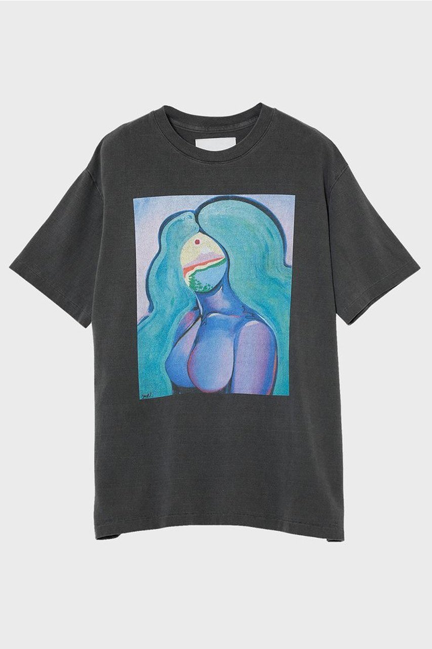 【スタニングルアー/STUNNING LURE】の【KURO iro】Surf Pixie/Tシャツ インテリア・キッズ・メンズ・レディースファッション・服の通販 founy(ファニー) 　ファッション　Fashion　レディースファッション　Fashion for Women　トップス・カットソー　Cut & Sew Tops　シャツ・ブラウス・オフィスカジュアル　Elegant Blouses & Button-Ups　ロングTシャツ・Tシャツ　Longline T-Shirts & Tees　カットソー・ベーシックTシャツ　Cut-and-Sewn Tops / Stretch Tees & Basics　ショート　Short, Short Length　スリーブ　Sleeve, Long Sleeve / Short Sleeve　プリント　Print, Printed Pattern　チャコールグレー|ID: prp329100004021556 ipo3291000000032923459