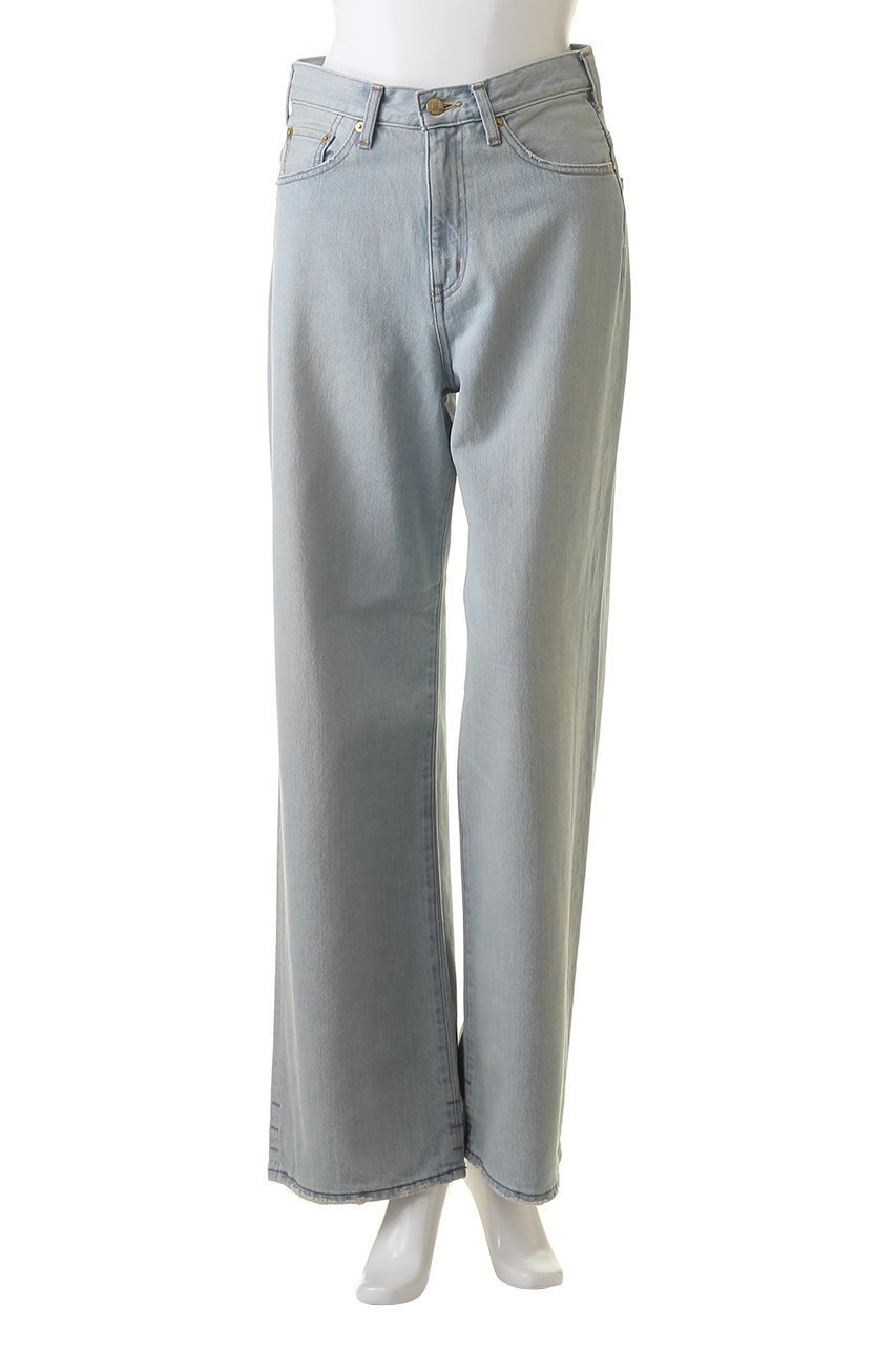 【トゥ エ モン トレゾア/Tu es mon Tresor】のThe Topaz Jean ワイドストレートジーンズ 人気、トレンドファッション・服の通販 founy(ファニー) 　ファッション　Fashion　レディースファッション　Fashion for Women　パンツ　Pants & Trousers　デニムパンツ・ジーンズ・美脚デニム　Denim Jeans & Pants　ジーンズ　Jeans, Denim Pants　ストレート　Straight, Straight Cut　デニム　Denim, Jeans Material　トレンド　Trend, Trending Now　ファブリック　Fabric, Textile　フィット　Fit, Slim Fit　ベロア　Velour, Soft Velvet　リラックス　Relax, Relaxed Fit　レギュラー　Regular, Standard Fit　ワイド　Wide, Wide Fit　日本製　Made In Japan　other-2|ID: prp329100004021597 ipo3291000000032814412