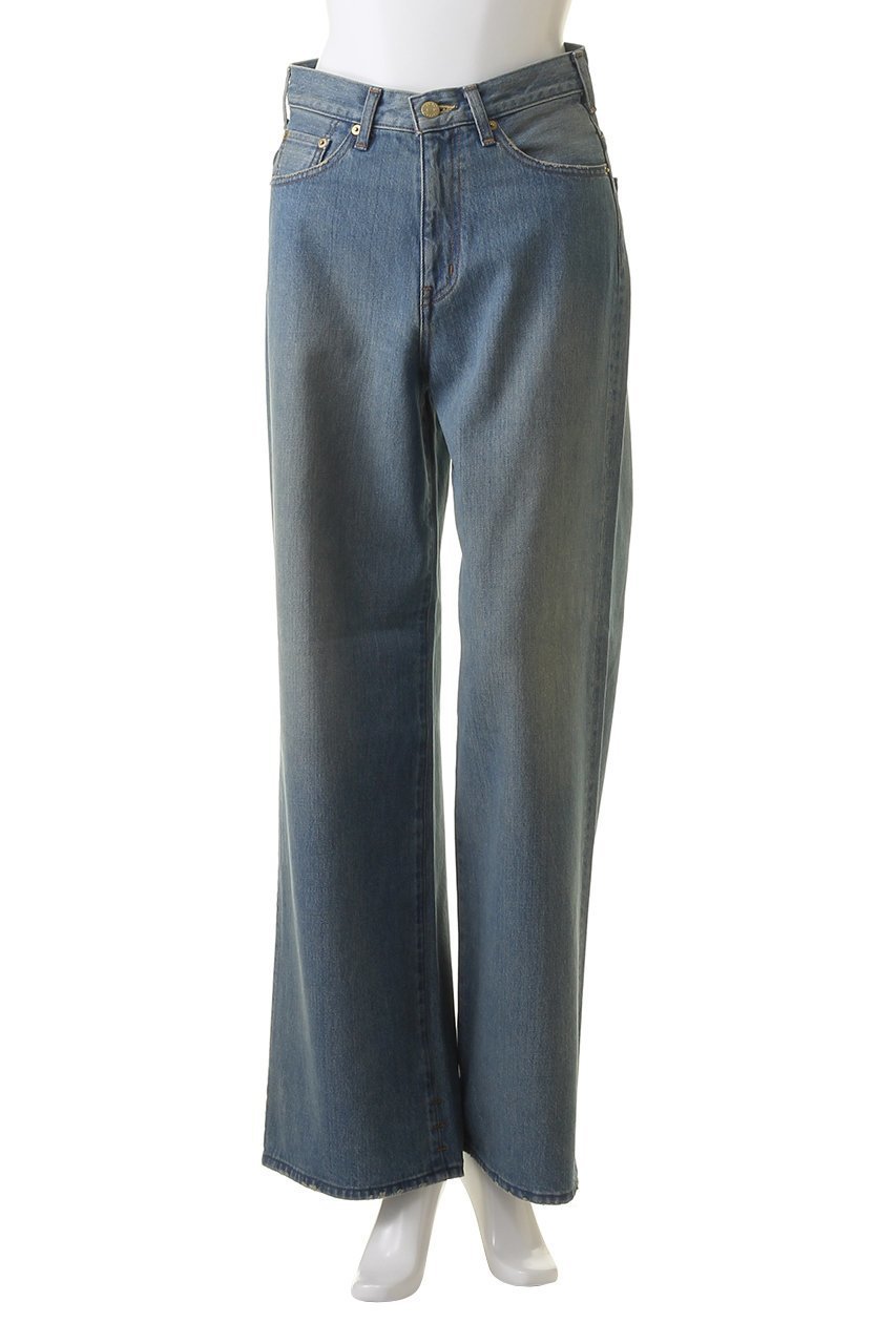 【トゥ エ モン トレゾア/Tu es mon Tresor】のThe Topaz Jean ワイドストレートジーンズ 人気、トレンドファッション・服の通販 founy(ファニー) 　ファッション　Fashion　レディースファッション　Fashion for Women　パンツ　Pants & Trousers　デニムパンツ・ジーンズ・美脚デニム　Denim Jeans & Pants　ジーンズ　Jeans, Denim Pants　ストレート　Straight, Straight Cut　デニム　Denim, Jeans Material　ハイライズ　High Rise, High Waist　ファブリック　Fabric, Textile　フィット　Fit, Slim Fit　ベロア　Velour, Soft Velvet　リラックス　Relax, Relaxed Fit　レギュラー　Regular, Standard Fit　ワイド　Wide, Wide Fit　日本製　Made In Japan　other-2|ID: prp329100004021598 ipo3291000000032818670