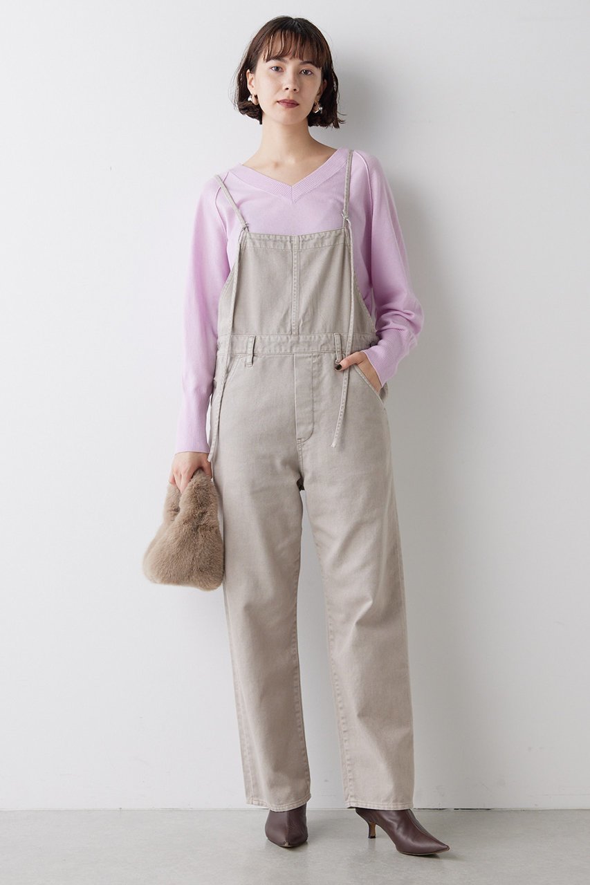 【ウィムガゼット/Whim Gazette】のピグメントダイオールインワン 人気、トレンドファッション・服の通販 founy(ファニー) 　ファッション　Fashion　レディースファッション　Fashion for Women　パンツ　Pants & Trousers　ストレート　Straight, Straight Cut　デニム　Denim, Jeans Material　フェミニン　Feminine, Girly　ユーズド　Used, Vintage-Look　 other-1|ID: prp329100004022604 ipo3291000000032935937