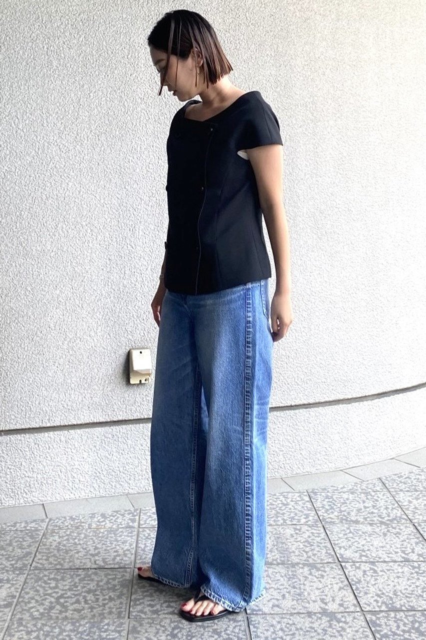 【アッパー ハイツ/upper hights】のTHE NIECE ハイライズワイドストレートデニムパンツ 人気、トレンドファッション・服の通販 founy(ファニー) 　ファッション　Fashion　レディースファッション　Fashion for Women　パンツ　Pants & Trousers　デニムパンツ・ジーンズ・美脚デニム　Denim Jeans & Pants　デニム　Denim, Jeans Material　ワイド　Wide, Wide Fit　other-8|ID: prp329100004022615 ipo3291000000032932802