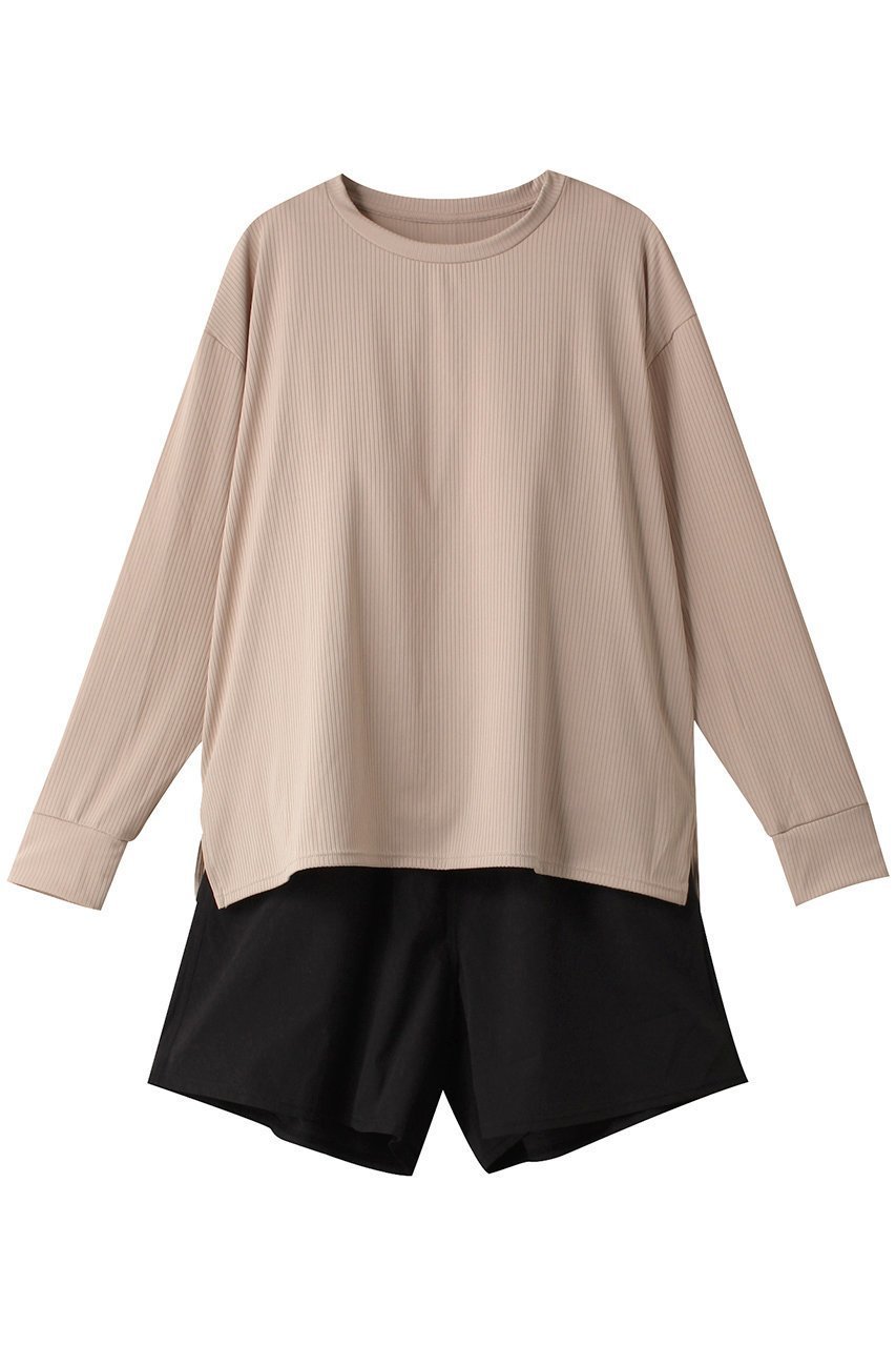 【レイール/Reir】の【AKF PLUS】ラッシュガード付 4点セット水着 インテリア・キッズ・メンズ・レディースファッション・服の通販 founy(ファニー) 　ファッション　Fashion　レディースファッション　Fashion for Women　水着　Swimwear　レディース水着・ビーチウェア　Swimwear & Beachwear　パンツ　Pants & Trousers　キャミソール　Camisole, Spaghetti Strap Top　ショート　Short, Short Length　シンプル　Simple, Minimal　タンク　Tank Top, Sleeveless Top　トレンド　Trend, Trending Now　リゾート　Resort, Vacation Style　ロング　Long, Long-Length　夏　Summer　水着　Swimsuit, Swimwear　ベージュ|ID: prp329100004022620 ipo3291000000036828449