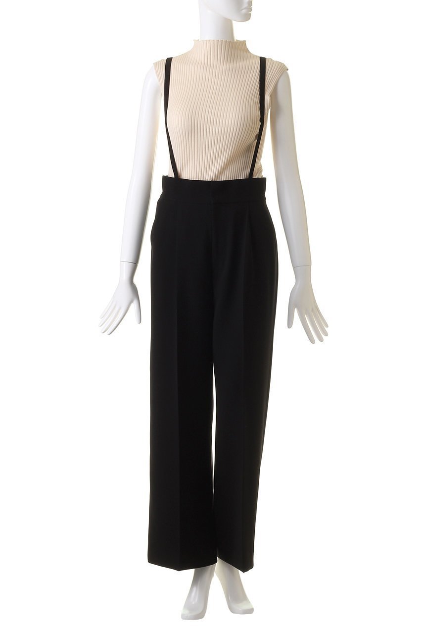 【アルアバイル/allureville】の【Loulou Willoughby】トリアセダブルクロスサス付きパンツ 人気、トレンドファッション・服の通販 founy(ファニー) 　ファッション　Fashion　レディースファッション　Fashion for Women　パンツ　Pants & Trousers　サスペンダー　Suspenders, Braces　シンプル　Simple, Minimal　センター　Center, Center Line　ダブル　Double, Double-Breasted　ワイド　Wide, Wide Fit　other-2|ID: prp329100004023798 ipo3291000000032818684