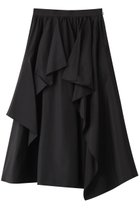 【アルアバイル/allureville】の【Loulou Willoughby】イレギュラーラッフルスカート 人気、トレンドファッション・服の通販 founy(ファニー) ファッション Fashion レディースファッション WOMEN スカート Skirt ロングスカート Long Skirt 2024年 2024 2024-2025秋冬・A/W Aw/Autumn/Winter/Fw/Fall/2024-2025 A/W・秋冬 Aw・Autumn/Winter・Fw・Fall-Winter アシンメトリー Asymmetry ギャザー Gather シンプル Simple フレア Flare ロング Long 再入荷 Restock/Back In Stock/Re Arrival thumbnail ブラック|ID: prp329100004023799 ipo3291000000026694605