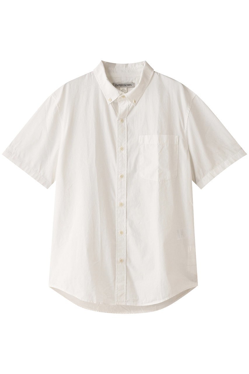 【アウターノウン/OUTERKNOWN / MEN】の【MEN】THE STUDIO ショートスリーブシャツ インテリア・キッズ・メンズ・レディースファッション・服の通販 founy(ファニー) 　ファッション　Fashion　メンズファッション　Fashion for Men　ウォッシュ　Washed Finish　クラシカル　Classical, Vintage-Inspired　ショート　Short, Short Length　スリーブ　Sleeve, Long Sleeve / Short Sleeve　ダウン　Down, Puffer　ホワイト|ID: prp329100004024505 ipo3291000000035368215