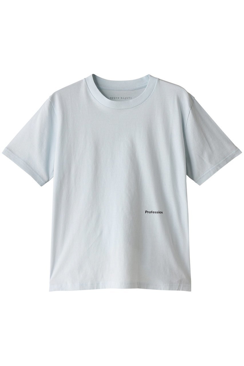 【アッパー ハイツ/upper hights】のPETIT TEE インテリア・キッズ・メンズ・レディースファッション・服の通販 founy(ファニー) 　ファッション　Fashion　レディースファッション　WOMEN　トップス・カットソー　Tops/Tshirt　シャツ/ブラウス　Shirts/Blouses　ロング / Tシャツ　T-Shirts　カットソー　Cut and Sewn　S/S・春夏　Ss・Spring/Summer　コンパクト　Compact　ショート　Short　スタンダード　Standard　スリーブ　Sleeve　ハーフ　Half　フロント　Front　夏　Summer　春　Spring　ICE BLUE|ID: prp329100004025057 ipo3291000000026714965