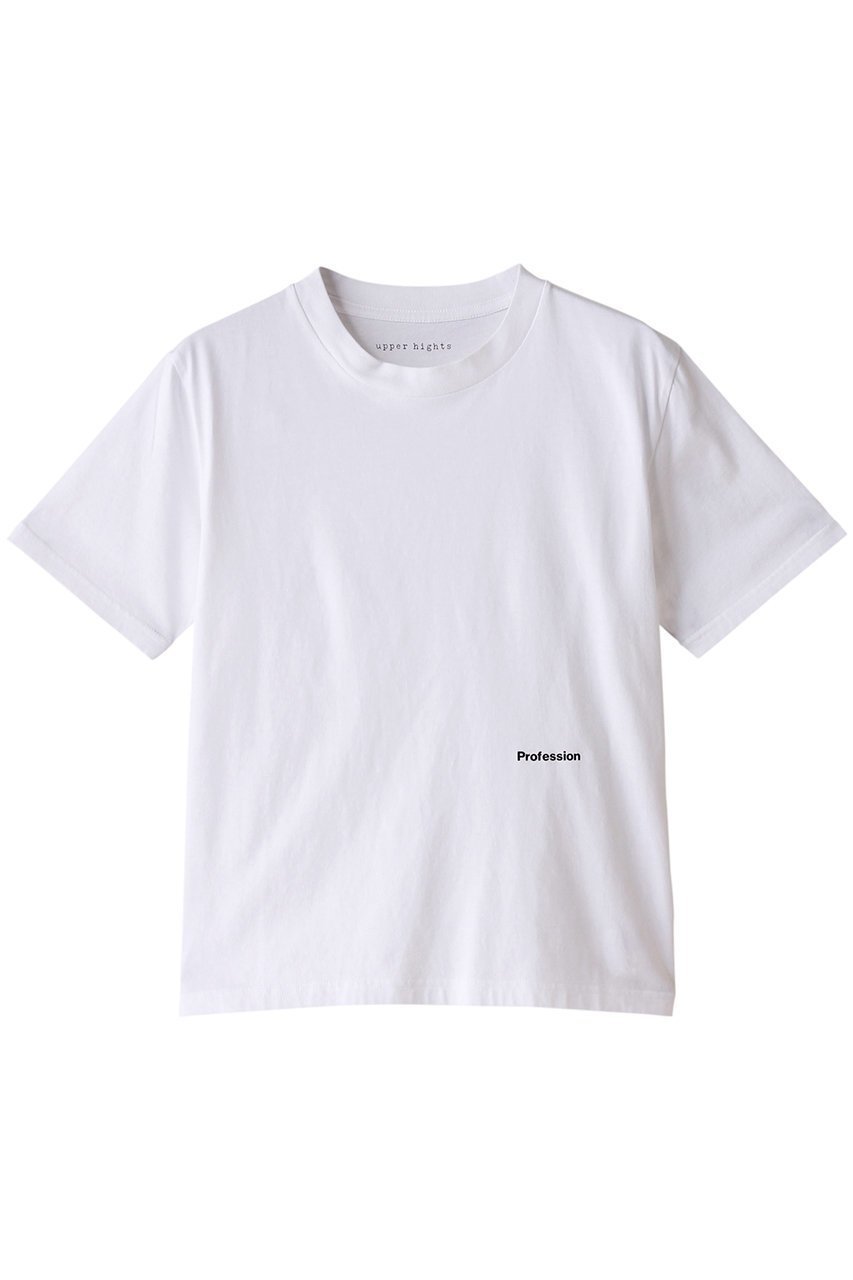 【アッパー ハイツ/upper hights】のPETIT TEE インテリア・キッズ・メンズ・レディースファッション・服の通販 founy(ファニー) 　ファッション　Fashion　レディースファッション　WOMEN　トップス・カットソー　Tops/Tshirt　シャツ/ブラウス　Shirts/Blouses　ロング / Tシャツ　T-Shirts　カットソー　Cut and Sewn　S/S・春夏　Ss・Spring/Summer　コンパクト　Compact　ショート　Short　スタンダード　Standard　スリーブ　Sleeve　ハーフ　Half　フロント　Front　夏　Summer　春　Spring　WHITE|ID: prp329100004025057 ipo3291000000026714966