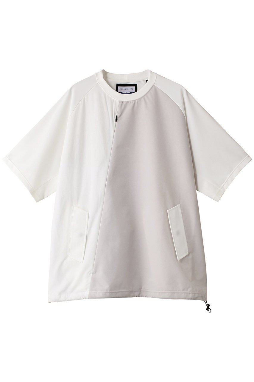 【メゾンスペシャル/MAISON SPECIAL】の【UNISEX】スポーツラインポケットTシャツ インテリア・キッズ・メンズ・レディースファッション・服の通販 founy(ファウニー) 　ファッション　Fashion　レディースファッション　Fashion for Women　トップス・カットソー　Cut & Sew Tops　シャツ・ブラウス・オフィスカジュアル　Elegant Blouses & Button-Ups　ロングTシャツ・Tシャツ　Longline T-Shirts & Tees　カットソー・ベーシックTシャツ　Cut-and-Sewn Tops / Stretch Tees & Basics　ユニセックス　Unisex, Genderless　ショート　Short, Short Length　スポーツ　Sports, Activewear　スポーティ　Sporty, Casual Athletic　スリーブ　Sleeve, Long Sleeve / Short Sleeve　ドローコード　Drawcord, Drawstring Cord　フラップ　Flap, Flap Pocket　ポケット　Pocket, Pocket Detail　モダン　Modern, Contemporary　WHT(ホワイト)|ID: prp329100004025079 ipo3291000000036985262