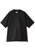 【メゾンスペシャル/MAISON SPECIAL】の【UNISEX】スポーツラインハノ字ジップTシャツ BLK(ブラック)|ID:prp329100004025080