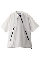 【メゾンスペシャル/MAISON SPECIAL】の【UNISEX】スポーツラインハノ字ジップTシャツ WHT(ホワイト)|ID:prp329100004025080