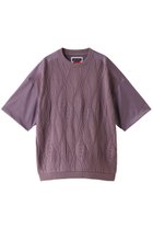 【メゾンスペシャル/MAISON SPECIAL】の【UNISEX】クージーメッシュドッキングTシャツ 人気、トレンドファッション・服の通販 founy(ファニー) ファッション Fashion レディースファッション WOMEN トップス・カットソー Tops/Tshirt シャツ/ブラウス Shirts/Blouses ロング / Tシャツ T-Shirts カットソー Cut and Sewn ユニセックス Unisex アクリル Acrylic シャーリング Shirring ショート Short スリーブ Sleeve フォルム Form thumbnail PPL(パープル)|ID: prp329100004025103 ipo3291000000026715119