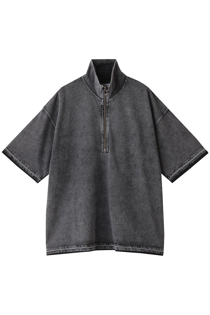 【メゾンスペシャル/MAISON SPECIAL】の【UNISEX】ケミカルオーバーダイハーフジップTシャツ インテリア・キッズ・メンズ・レディースファッション・服の通販 founy(ファニー) https://founy.com/ ファッション Fashion レディースファッション Fashion for Women トップス・カットソー Cut & Sew Tops シャツ・ブラウス・オフィスカジュアル Elegant Blouses & Button-Ups ロングTシャツ・Tシャツ Longline T-Shirts & Tees カットソー・ベーシックTシャツ Cut-and-Sewn Tops / Stretch Tees & Basics ユニセックス Unisex, Genderless ケミカル Chemical, Chemical Wash ショート Short, Short Length ジップ Zip, Zipper スリーブ Sleeve, Long Sleeve / Short Sleeve |ID: prp329100004025104 ipo3291000000032927280