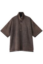【メゾンスペシャル/MAISON SPECIAL】の【UNISEX】ケミカルオーバーダイハーフジップTシャツ BRN(ブラウン)|ID: prp329100004025104 ipo3291000000032927312