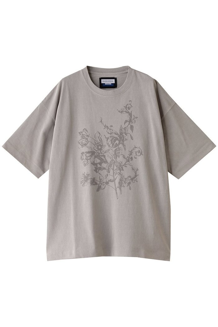 【メゾンスペシャル/MAISON SPECIAL】の【UNISEX】ピグメントダイフラワーフロッキープリントTシャツ インテリア・キッズ・メンズ・レディースファッション・服の通販 founy(ファニー) https://founy.com/ ファッション Fashion レディースファッション WOMEN トップス・カットソー Tops/Tshirt シャツ/ブラウス Shirts/Blouses ロング / Tシャツ T-Shirts カットソー Cut and Sewn ユニセックス Unisex ショート Short スリーブ Sleeve プリント Print モチーフ Motif ヴィンテージ Vintage |ID: prp329100004025106 ipo3291000000026715128