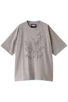 【メゾンスペシャル/MAISON SPECIAL】の【UNISEX】ピグメントダイフラワーフロッキープリントTシャツ G.BGE(グレーベージュ)|ID: prp329100004025106 ipo3291000000036830265