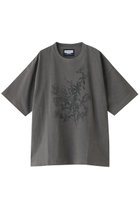 【メゾンスペシャル/MAISON SPECIAL】の【UNISEX】ピグメントダイフラワーフロッキープリントTシャツ BLK(ブラック)|ID: prp329100004025106 ipo3291000000036830266