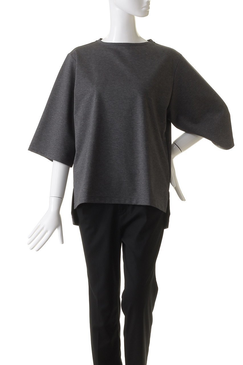 【ルームエイト/Room no.8】のSUPIMA コットン ハーフ スリーブ トップス 人気、トレンドファッション・服の通販 founy(ファニー) 　ファッション　Fashion　レディースファッション　WOMEN　トップス・カットソー　Tops/Tshirt　シャツ/ブラウス　Shirts/Blouses　ロング / Tシャツ　T-Shirts　カットソー　Cut and Sewn　ショート　Short　シンプル　Simple　スリーブ　Sleeve　トレンド　Trend　ハーフ　Half　other-2|ID: prp329100004025112 ipo3291000000031436590