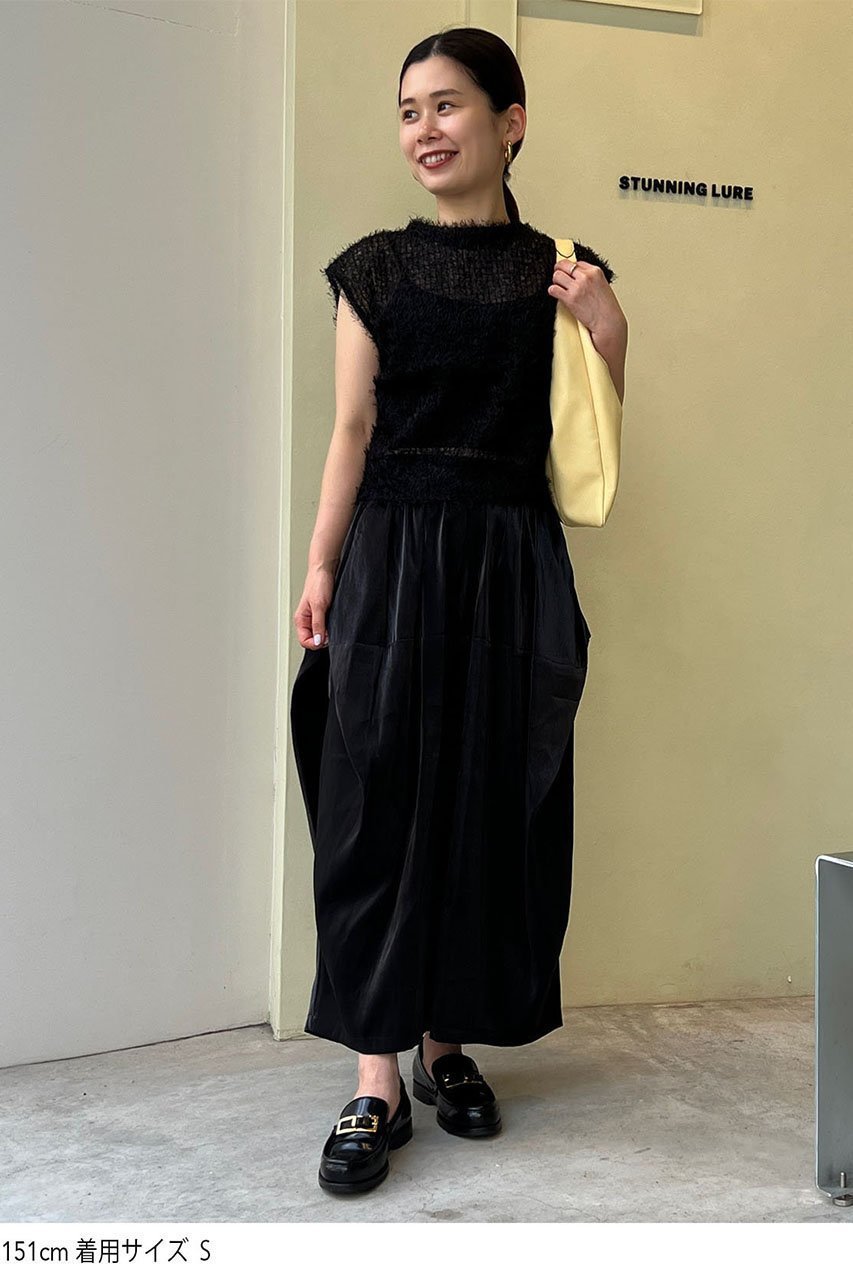 【スタニングルアー/STUNNING LURE】のフェザーチュールトップス 人気、トレンドファッション・服の通販 founy(ファニー) 　ファッション　Fashion　レディースファッション　Fashion for Women　トップス・カットソー　Cut & Sew Tops　ニット　Knit Tops & Sweaters　カジュアルプルオーバー・ニットトップス　Pullovers & Knit Tops / Casual Pullovers　エアリー　Airy Texture　コンパクト　Compact, Small Size　チュール　Tulip, Tulip Motif　バランス　Balance, Style Balance　フェザー　Feather, Feather Detail　A/W・秋冬　Autumn/Winter　other-4|ID: prp329100004025127 ipo3291000000032934570