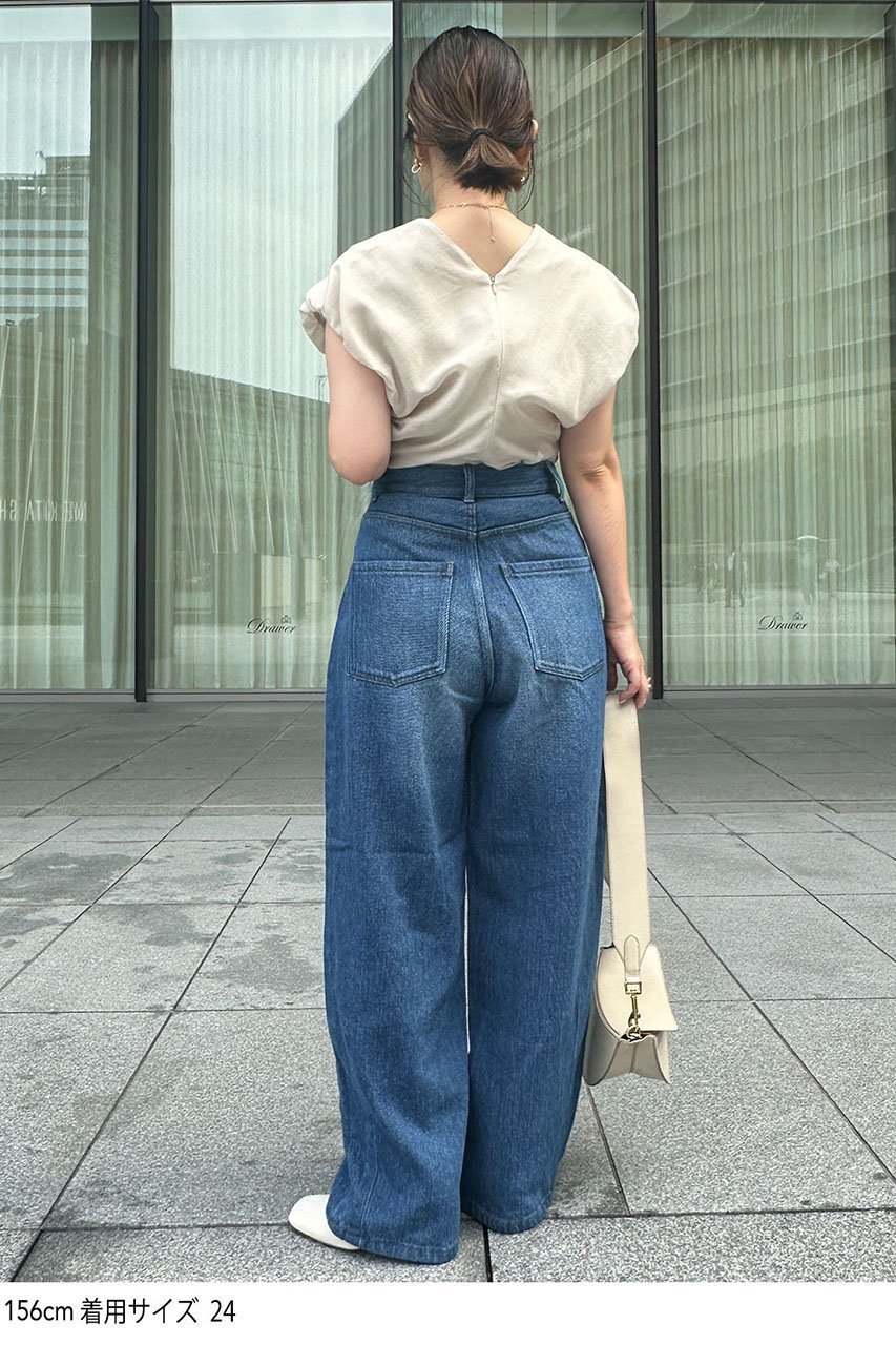 【スタニングルアー/STUNNING LURE】のrバレルデニム 人気、トレンドファッション・服の通販 founy(ファニー) 　ファッション　Fashion　レディースファッション　Fashion for Women　パンツ　Pants & Trousers　デニムパンツ・ジーンズ・美脚デニム　Denim Jeans & Pants　ツイード　Twill, Twill Weave　テーパード　Tapered, Tapered Pants　デニム　Denim, Jeans Material　other-6|ID: prp329100004025136 ipo3291000000032893374